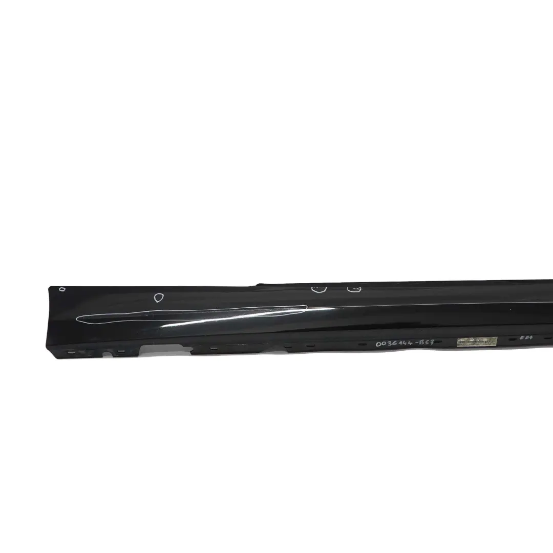 BMW E87 LCI Listello Portiera Apertura Gonna Dx Black Zaffiro - SKU 0036144-BS7 - Numero di parte 51770036144