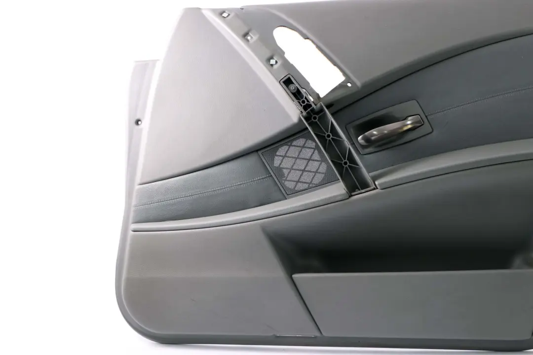 Door Card Lining Leather Trim Panel Front Right O/S Grey to BMW 5 Series E60 E61 2 with Part number 7076170 BMW 5 Series E60 E61 2 Door Card Lining Leather Trim Panel Front Right O/S Grey - SKU 7076170-2 - Part number 7076170