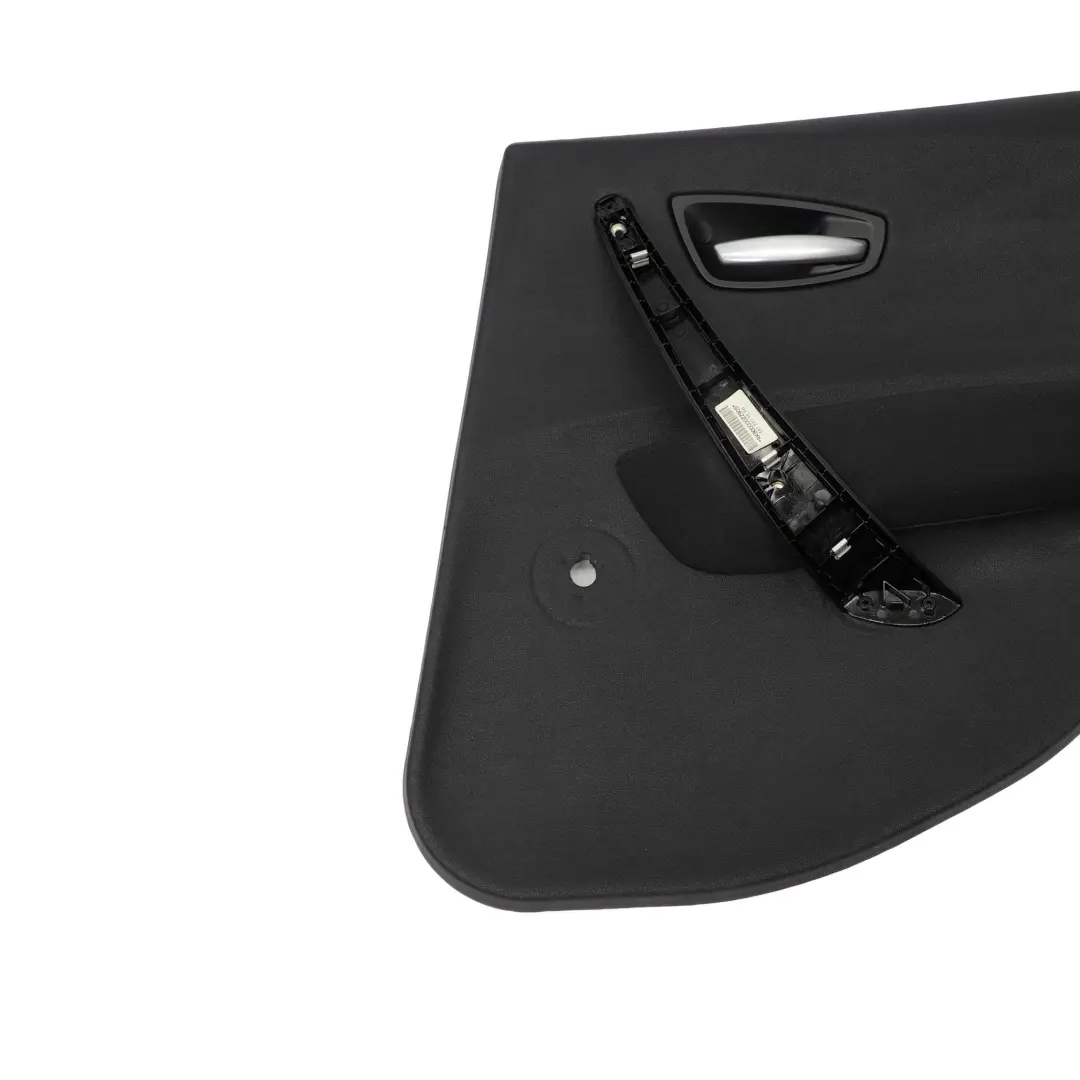 Right O/S Cloth Interior Door Card Panel Trim Black to BMW 1 Series E87 Rear with Part number 7133352 BMW 1 Series E87 Rear Right O/S Cloth Interior Door Card Panel Trim Black - SKU 7133352 - Part number 7133352