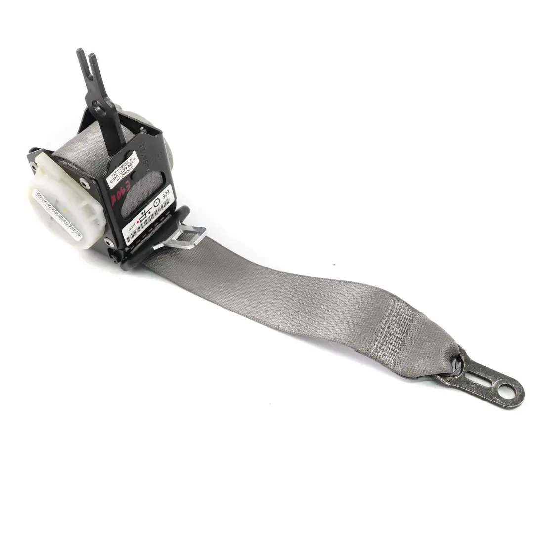 Cinturon De seguridad superior central trasero Gris para BMW E90 LCI Berlina con número de pieza 9160111 BMW E90 LCI Berlina Cinturon De seguridad superior central trasero Gris - SKU 9160111 - Número de pieza 9160111