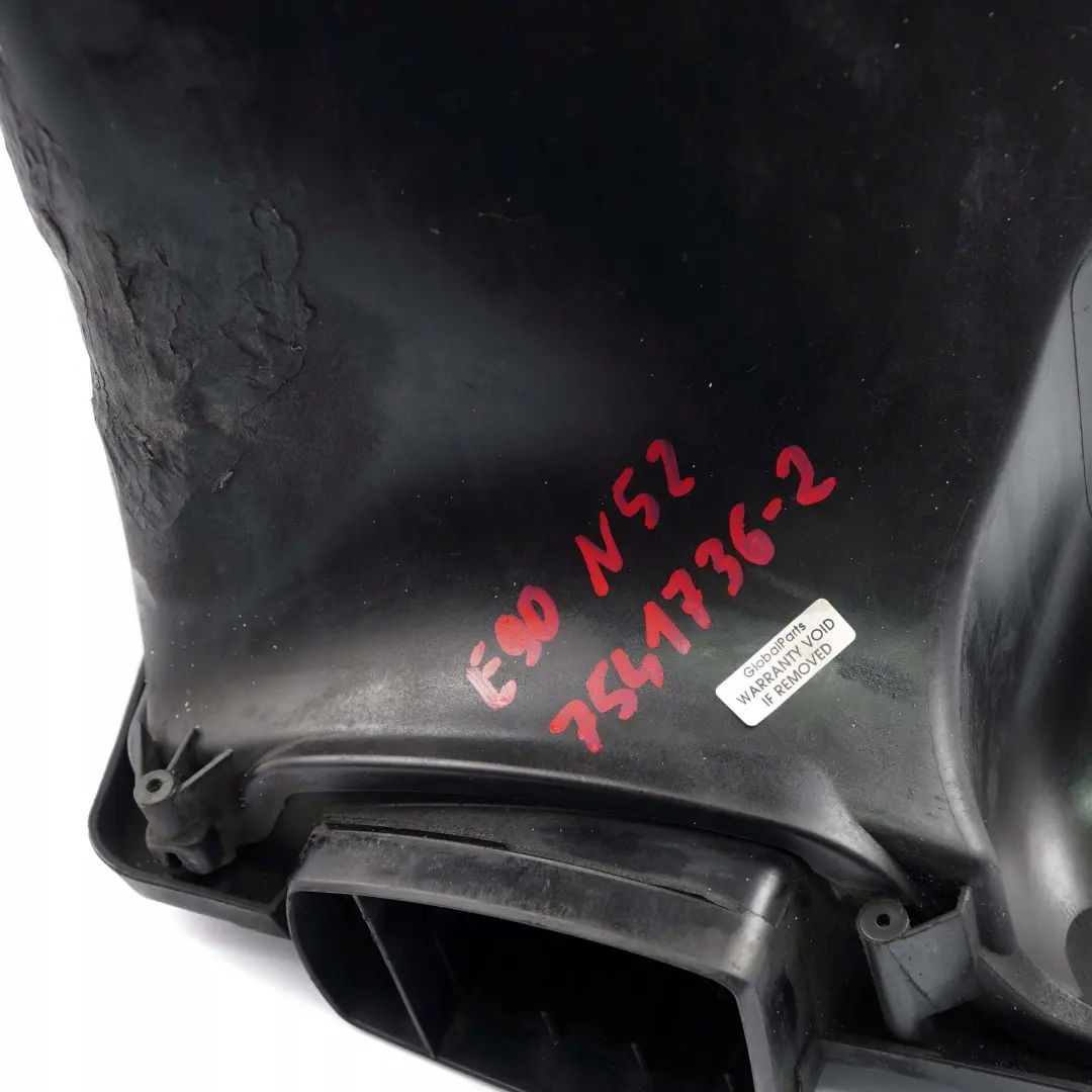 BMW 1 3 E87 E90 2 Benzin N52 Ansauggeräuschdämpfer Luftfilterkasten - SKU 7541736-2 - Teilenummer 7541736
