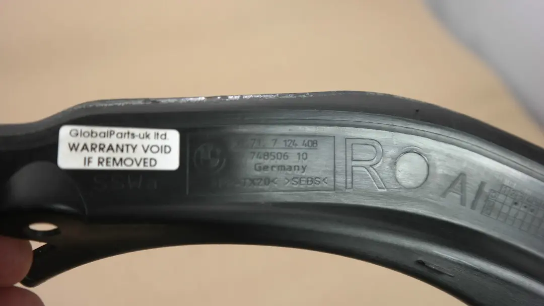 BMW 5 Series E60 E60N LCI Cover Water Gutter Rear Right O/S 5171 - SKU 7124408 - Part number 7124408