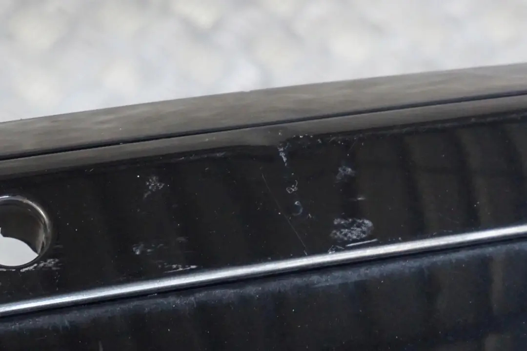 BMW 7 Series E65 E66 E67 Rear Bumper Panel Black Sapphire Metallic - 475 - SKU 0136743-BS - Part number 0136743