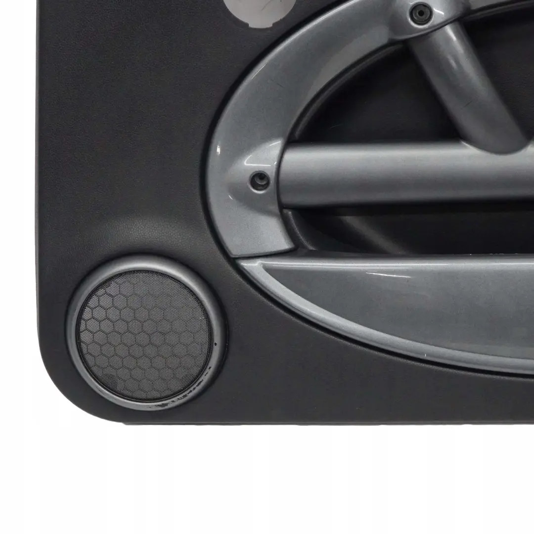 Front Right O/S Door Card Side Trim Panther Black Anthracite to BMW Mini R50 R53 with Part number 7113432 BMW Mini R50 R53 Front Right O/S Door Card Side Trim Panther Black Anthracite - SKU 7113432 - Part number 7113432