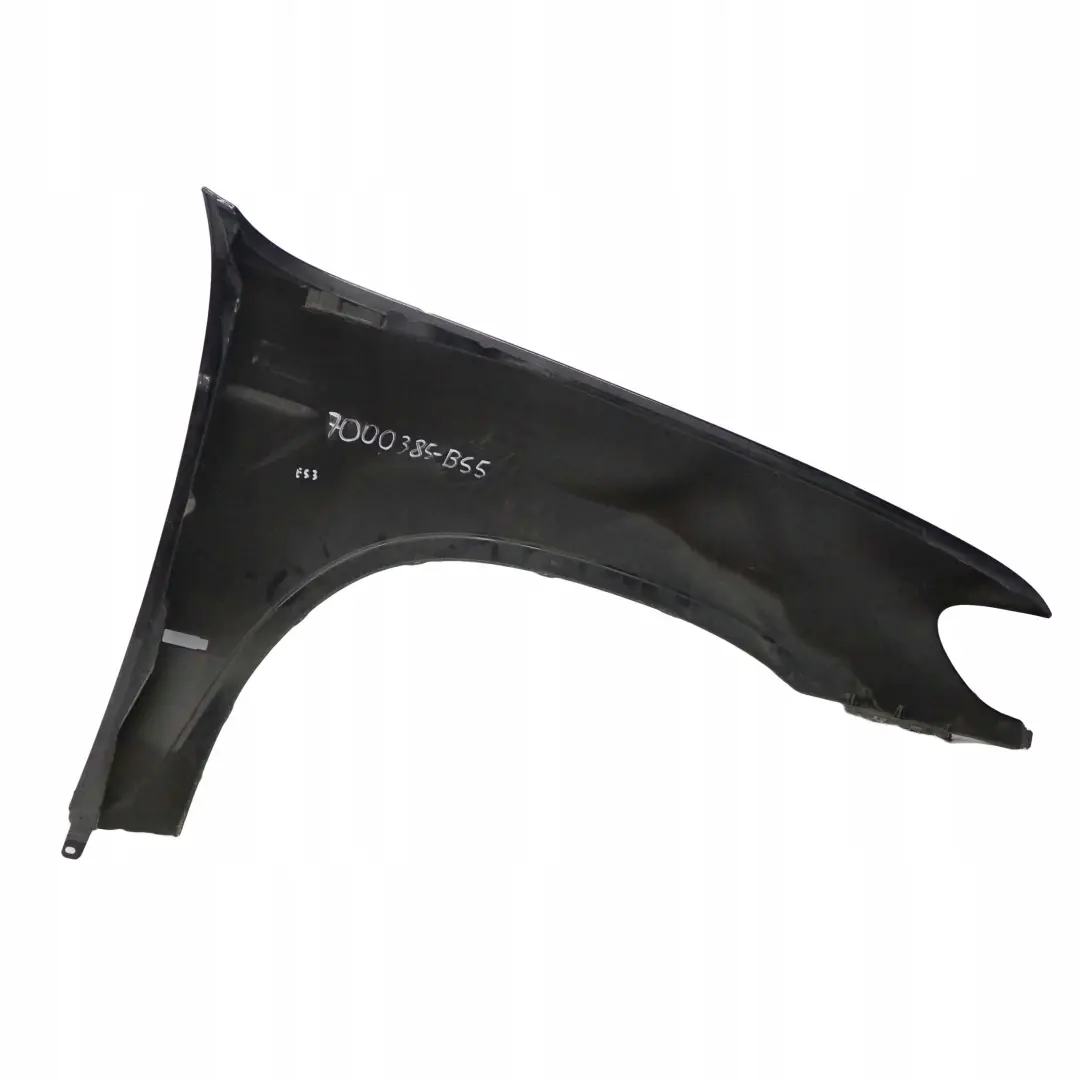 BMW X5 E53 5 Pareti Anteriore Sinistra Parafango Black Sapphire Nero - 475 - SKU 7000385-BS5 - Numero di parte 7000385