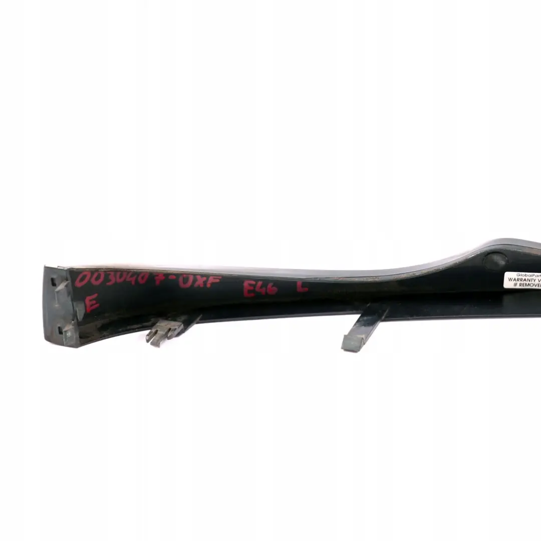 BMW 3 er E46 Wasserfangleiste Links Oxfordgruen Gruen Metallic - 430 - SKU 0030406-OXF - Teilenummer 0030406