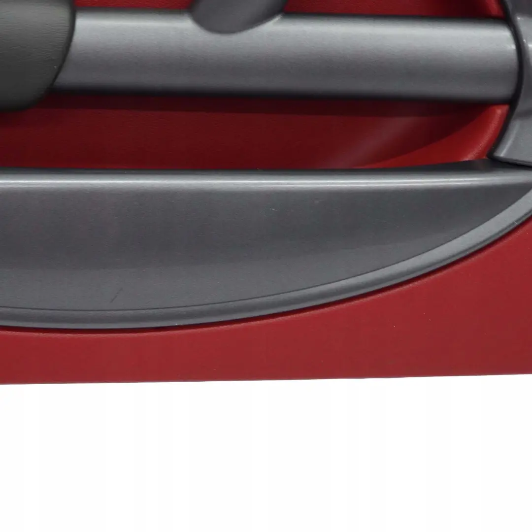 Türverkleidung Vorne Links Tartan Red Rot Leder Anthrazit für BMW Mini R50 1 mit Teilenummer 7113435 BMW Mini R50 1 Türverkleidung Vorne Links Tartan Red Rot Leder Anthrazit - SKU 7113435-1 - Teilenummer 7113435