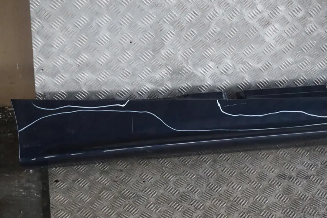 BMW 1 E87 Bas de Porte Couverture Seuil Droite Bleu Monaco Bleu Metallise - SKU 0032948-MB - Numéro de pièce 0032948