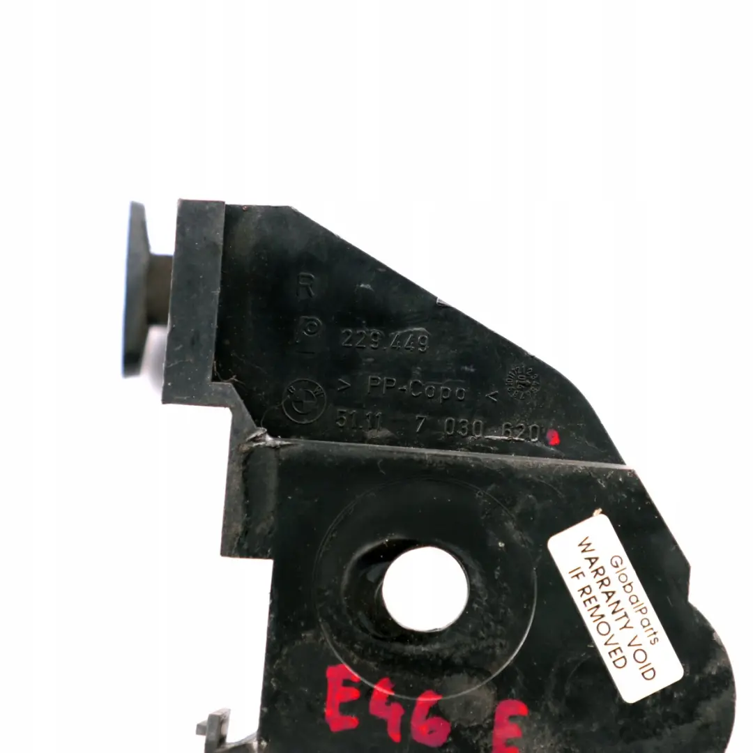 BMW E46 Saloon Touring Front Right O/S Wing Panel Fender Support Bracket - SKU 7030620 - Part number 7030620
