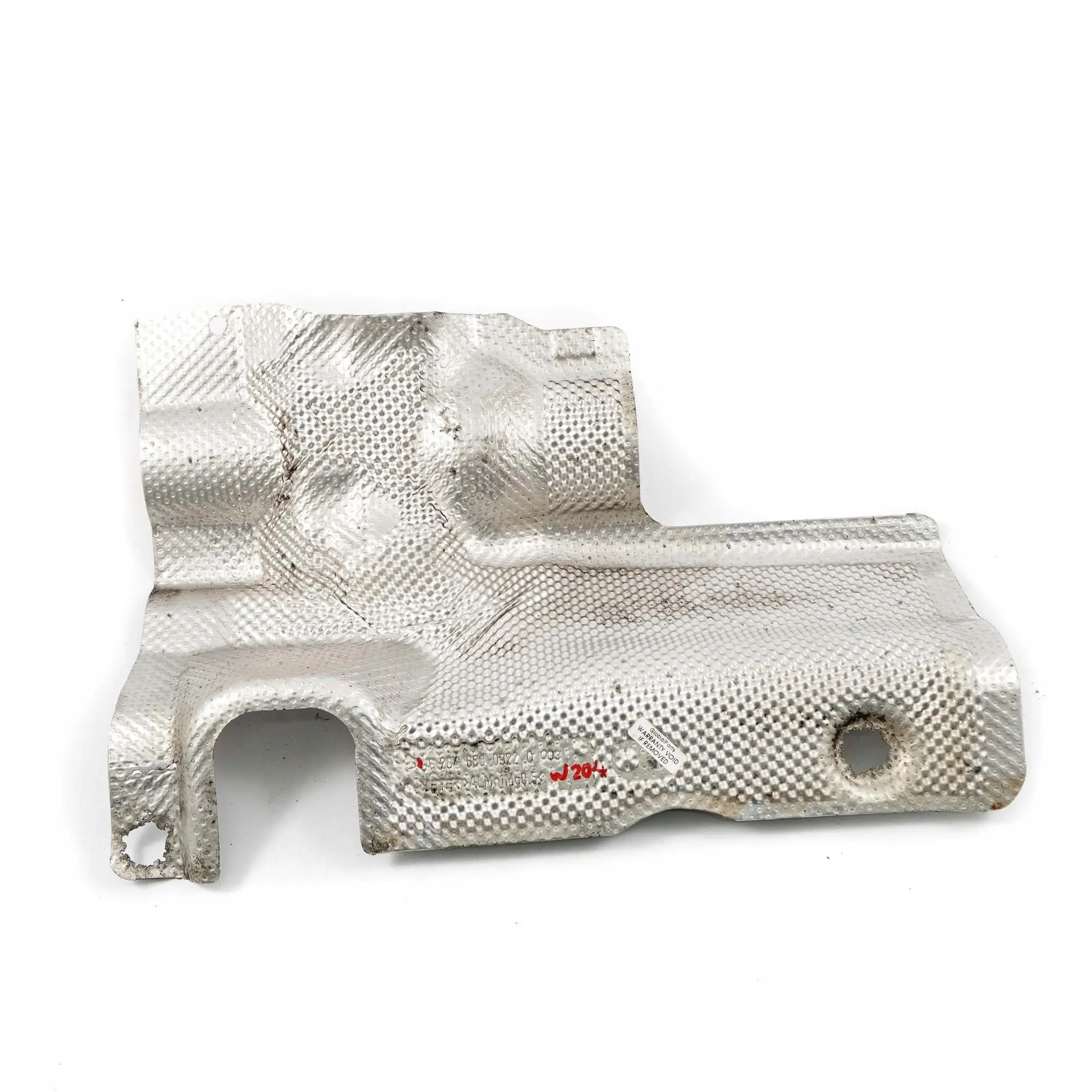 Mercedes-Benz C E W204 W207 echappement Isolation Thermique Feule Droite
