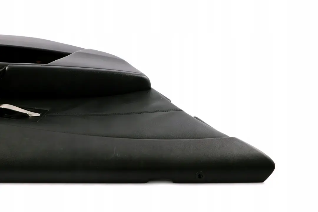 BMW 5 Series E60 E61 Door Card Lining Leather Trim Panel Rear Left N/S Black - SKU 7078741 - Part number 7078741