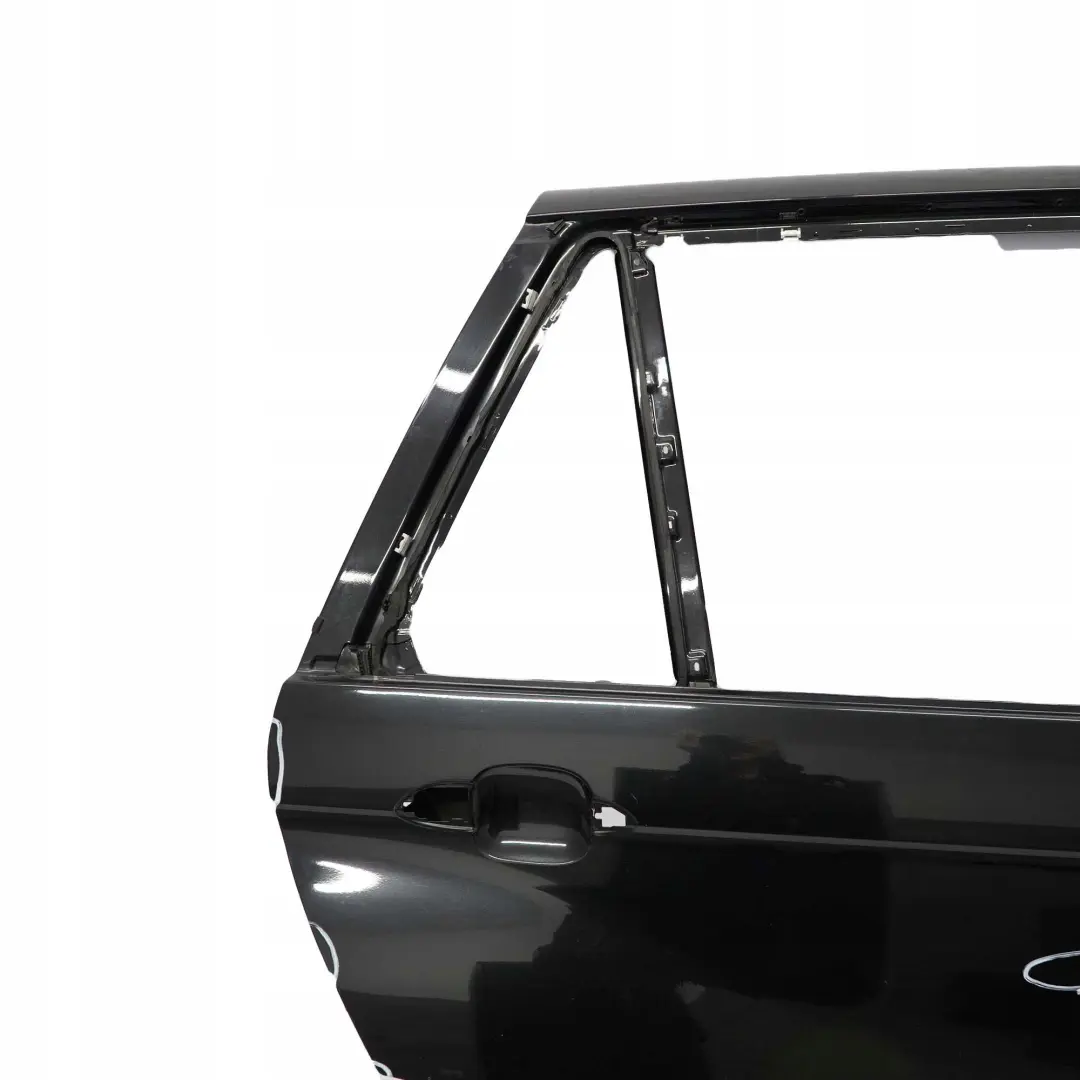 Door Rear Right O/S Black Sapphire Metallic - 475 to BMW X5 Series E53 with Part number 8256828 BMW X5 Series E53 Door Rear Right O/S Black Sapphire Metallic - 475 - SKU 8256828-BS - Part number 8256828