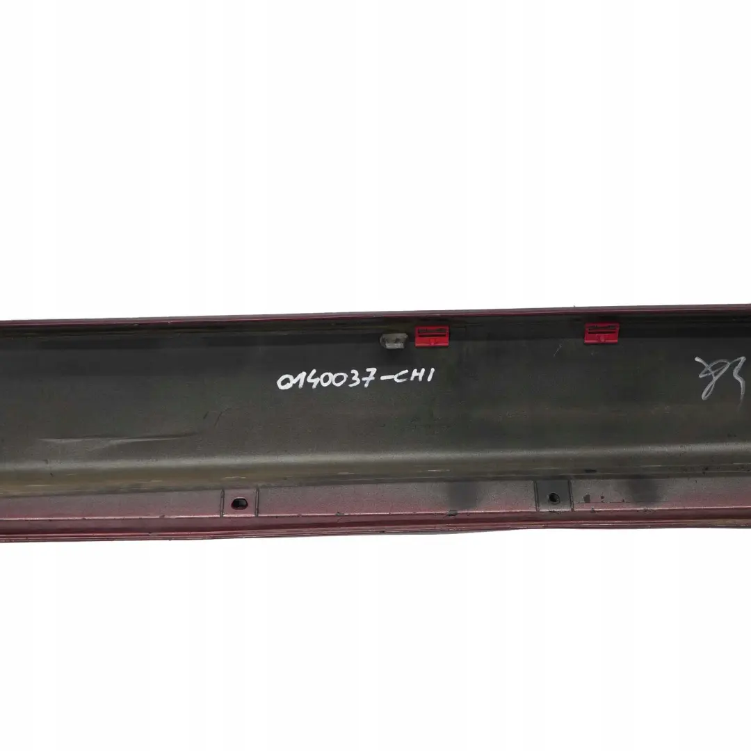 Faldon cubre umbral De puertaBMW E65 Izquierdo Chiaretto Rojo Metalico - 894 para con número de pieza 0140037 Faldon cubre umbral De puertaBMW E65 Izquierdo Chiaretto Rojo Metalico - 894 - SKU 0140037-CHI - Número de pieza 0140037