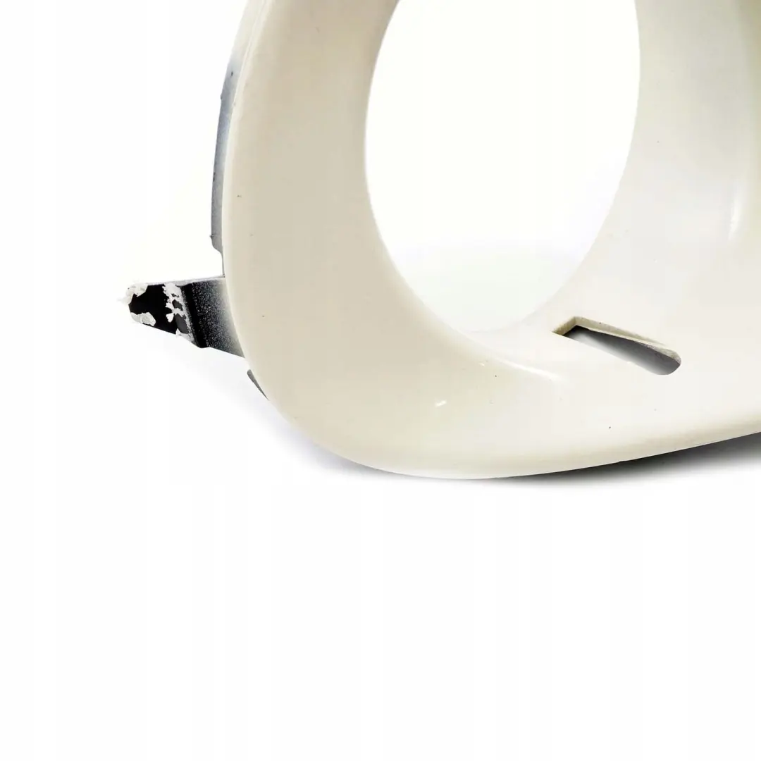 Mini Cooper S R55 R56 Blende Links FrontstoĂźstange Pepper White Weiss 850 - SKU P0430245-PW - Teilenummer 0430245