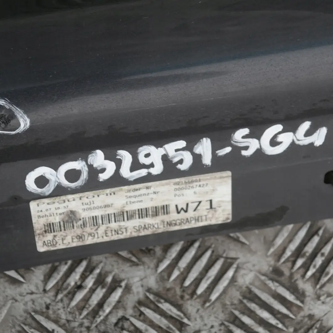 BMW E90 E91 Sill Strip Side Skirt Left N/S Sparkling Graphite Metallic - A22 - SKU 0032951-SG4 - Part number 32951