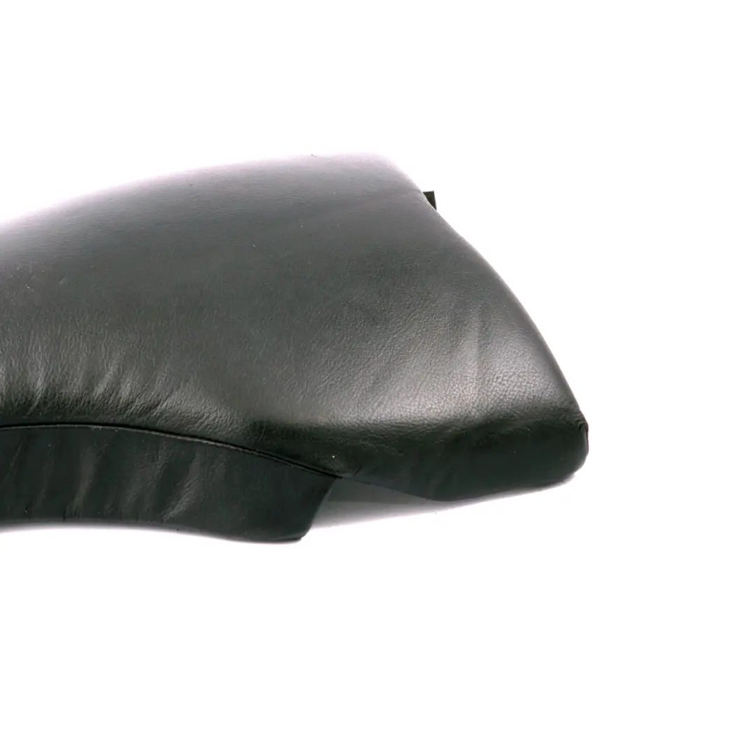 BMW E46 Touring Rear Seat Left N/S Lateral Finisher Panel Black Leather - SKU 8258129 - Part number 8258129