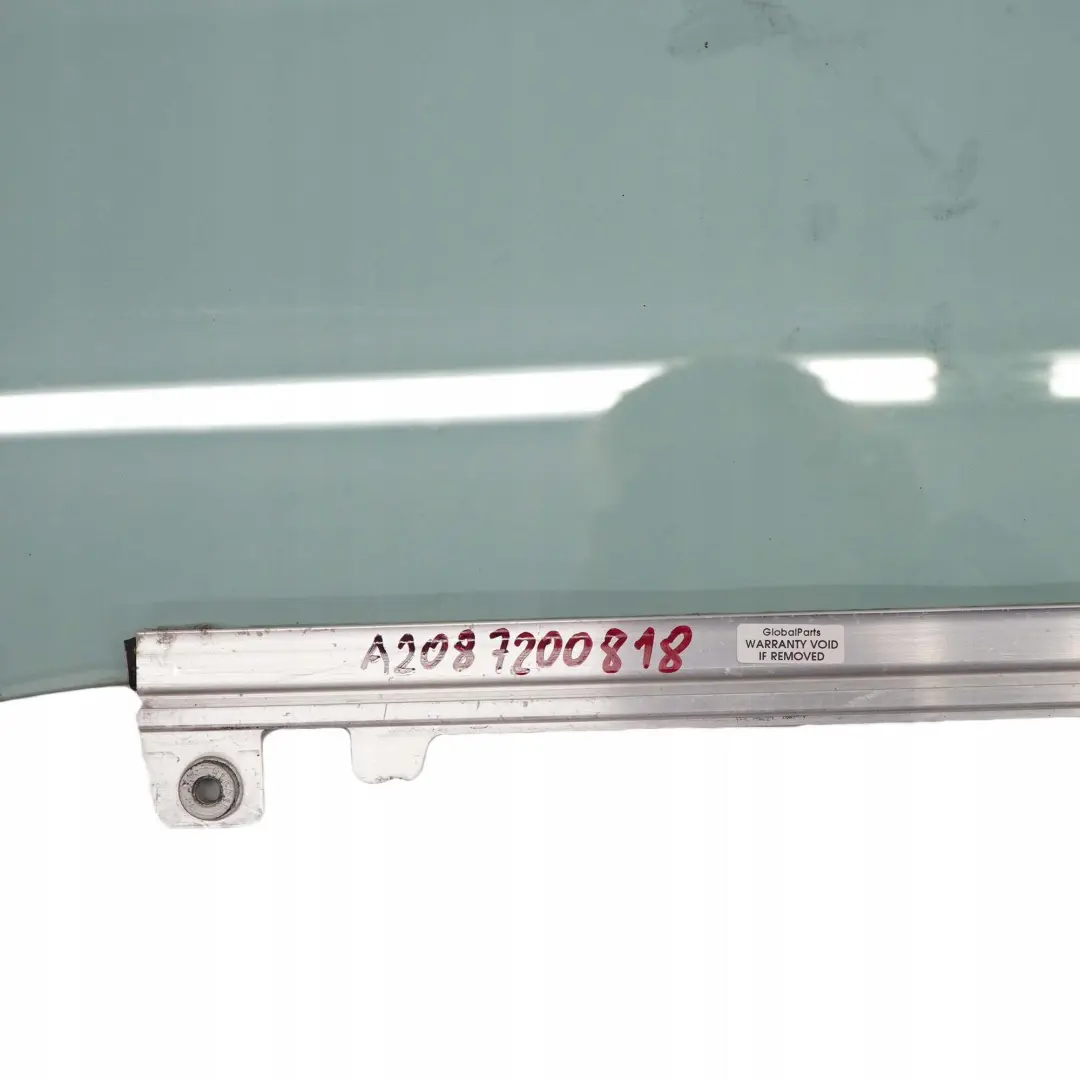  Mercedes-Benz CLK W208 Front Right O/S Window Glass Green AS2 - SKU A2087200818 - Part number A2087200818