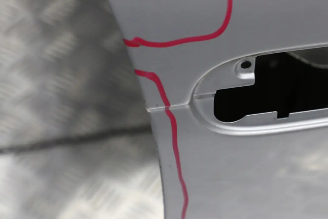 BMW E39 Drzwi prawe przednie arktis silber - SKU 8216818-AS - Numer Części 8216818