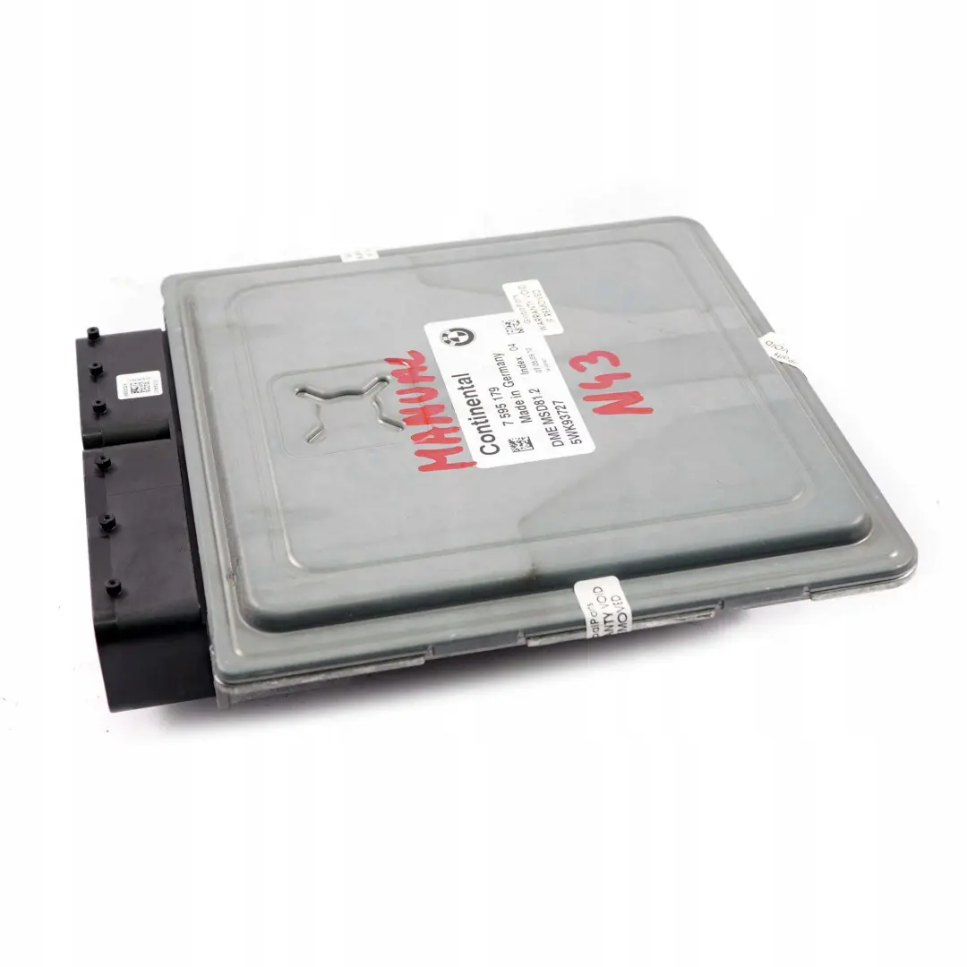 Benzina N43 Centralina Motore DME Manuale per BMW E81 E87 LCI E90 E91 con numero di parte 7595179 BMW E81 E87 LCI E90 E91 Benzina N43 Centralina Motore DME Manuale - SKU 7595179 - Numero di parte 7595179