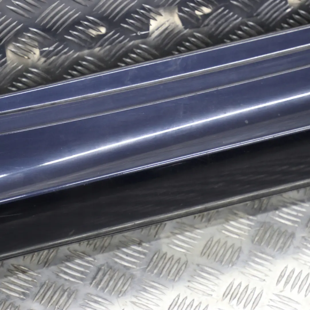 Sill strip side skirt left N/S Monacoblau Blue A35 to BMW 1 SERIES E81 E82 E88 with Part number 51770036143 BMW 1 SERIES E81 E82 E88 Sill strip side skirt left N/S Monacoblau Blue A35 - SKU 0036143-MB - Part number 51770036143