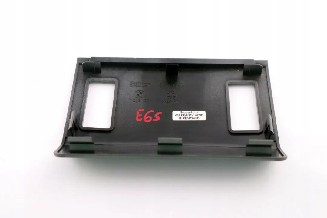 BMW 7 er E65 E66 E67 Einsatz Konsole Vorne Dunkel Silber - SKU 7012196 - Teilenummer 7012196