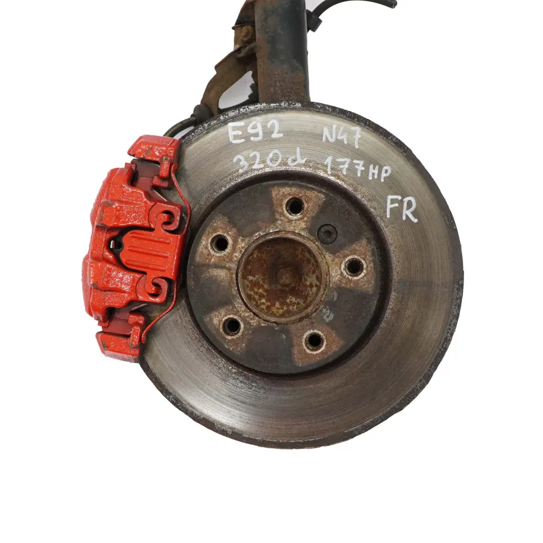 N47 M Sport Front Right O/S Spring Strut Leg Suspension Brake Hub to BMW 3 E92 320d with Part number 6780080 BMW 3 E92 320d N47 M Sport Front Right O/S Spring Strut Leg Suspension Brake Hub - SKU 6780080 - Part number 6780080