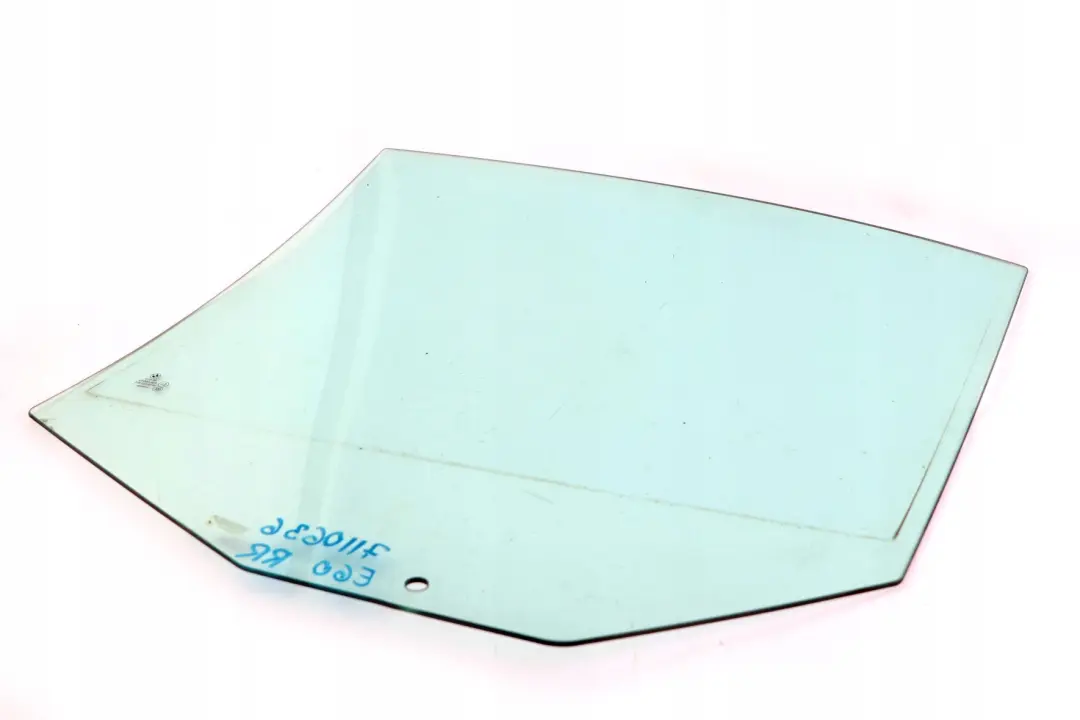 BMW E60 Side Window Glass Pane Green Door Rear Right O/S AS2 - SKU 7110636 - Part number 51357110636