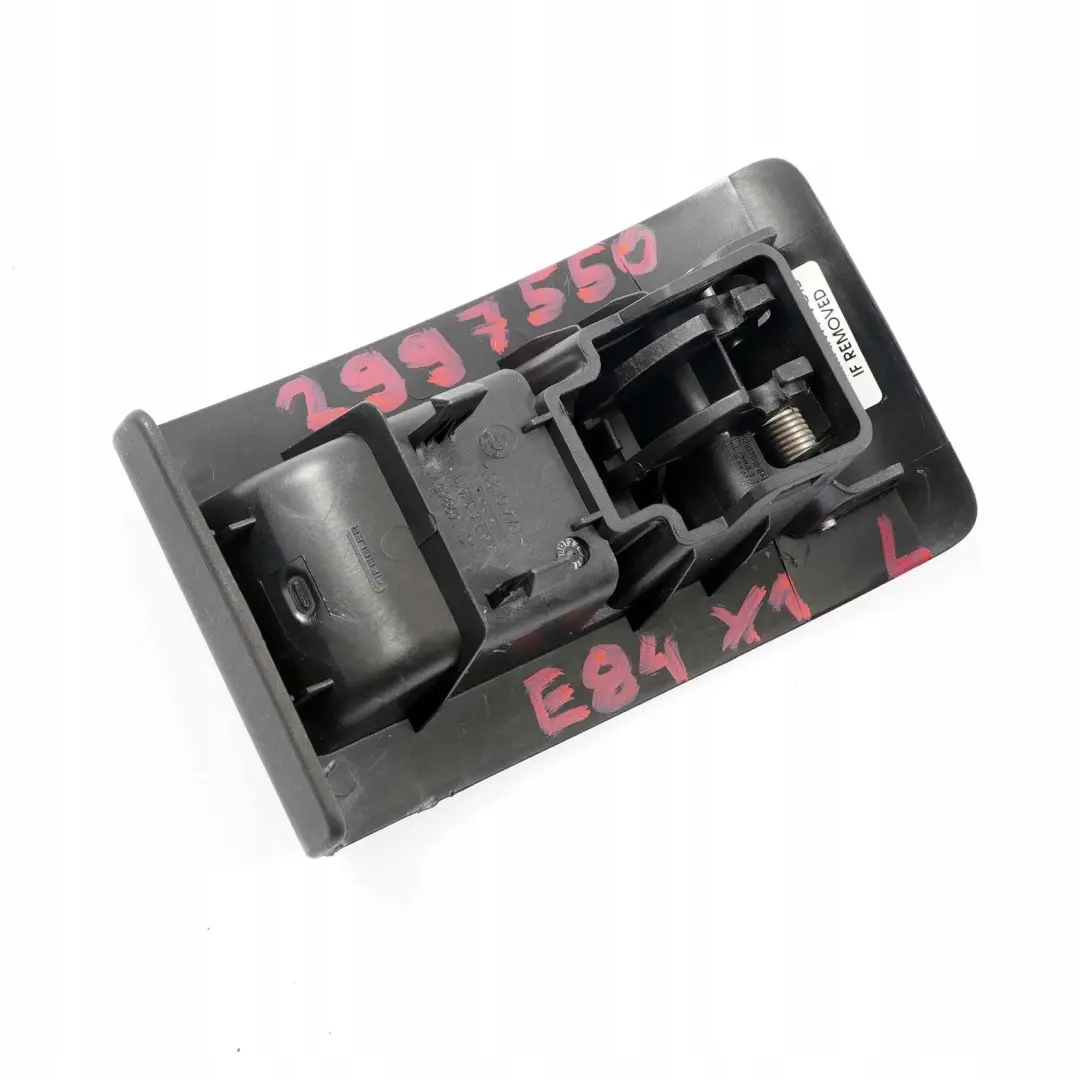 BMW E84 Sedile Posteriore Panca Sinistro Maniglia Controllo Pieghevole - SKU 2997550 - Numero di parte 2997550