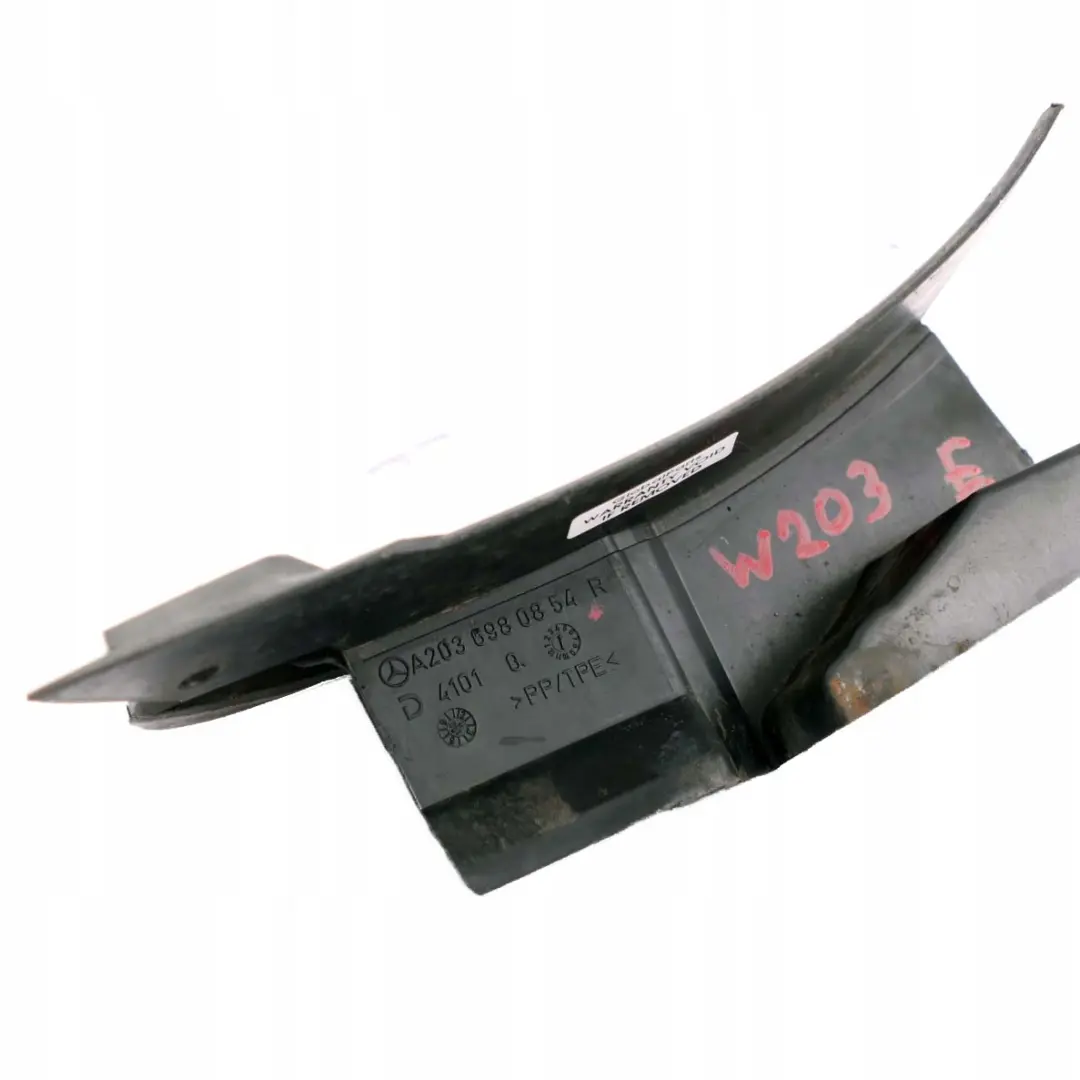 Mercedes-Benz W203 Carenatura Sottoporta Posteriore Destra per con numero di parte A2036980854 Mercedes-Benz W203 Carenatura Sottoporta Posteriore Destra - SKU A2036980854 - Numero di parte A2036980854