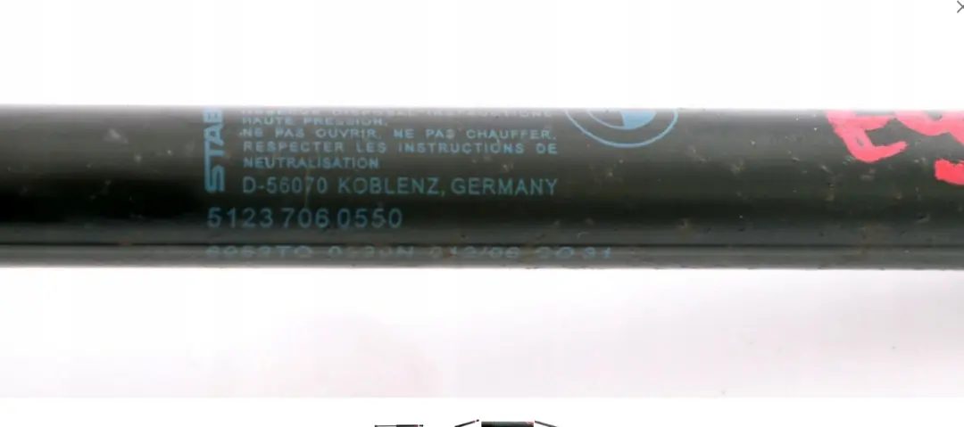 BMW E90 E90N E91 E91N Capo con muelle a presion De gas - SKU 7060550 - Número de pieza 7060550