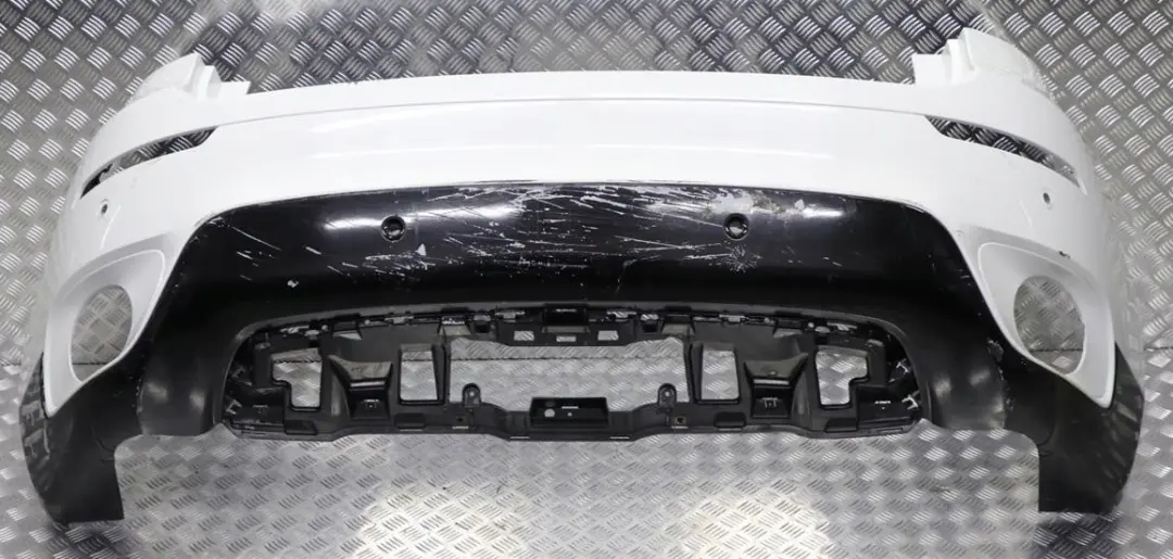 BMW X6 Series E71 Rear Bumper Trim Panel Alpinweiss Alpine White - 300 - SKU 2147603-AW - Part number 2147603