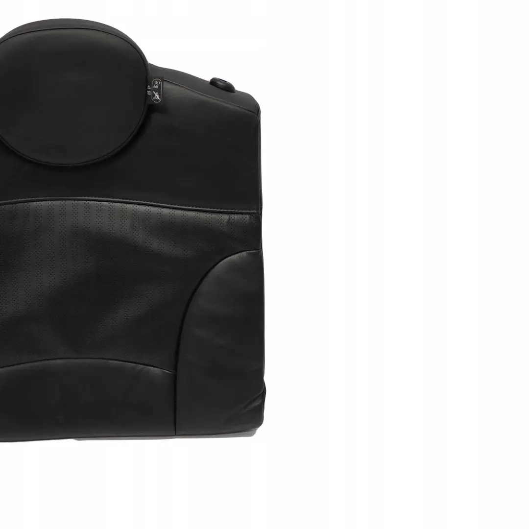 Hinten Rechts Sitz Rückenlehne Schwarz Leder Punch für Mini Cooper One R55 Clubman mit Teilenummer 7229762 Mini Cooper One R55 Clubman Hinten Rechts Sitz Rückenlehne Schwarz Leder Punch - SKU 7229762 - Teilenummer 7229762