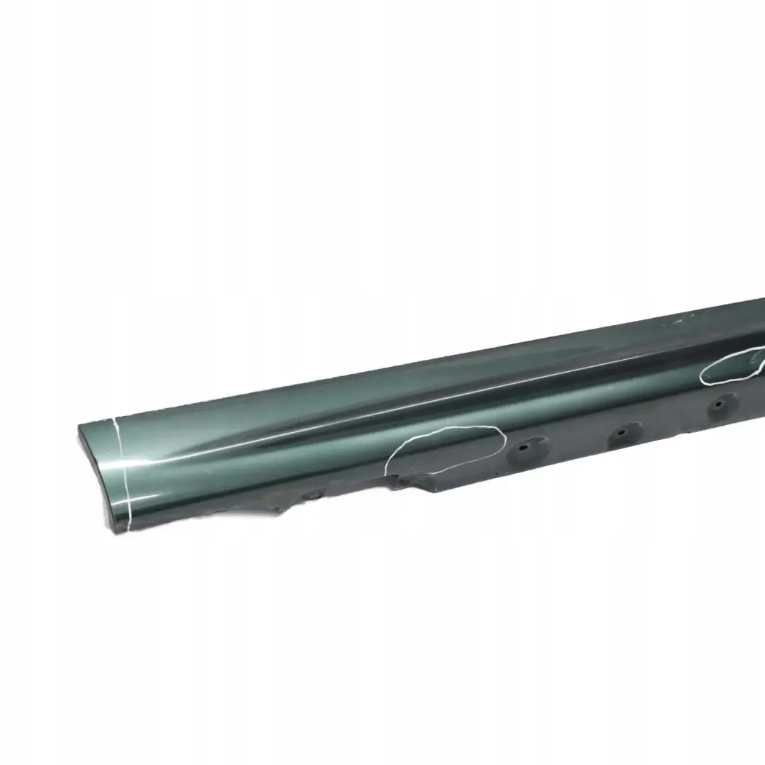 BMW E46 Limousine Touring Listello Portiera Gonna Destra Grigio Argento - A08 - SKU 9071632-OXF - Numero di parte 9071632