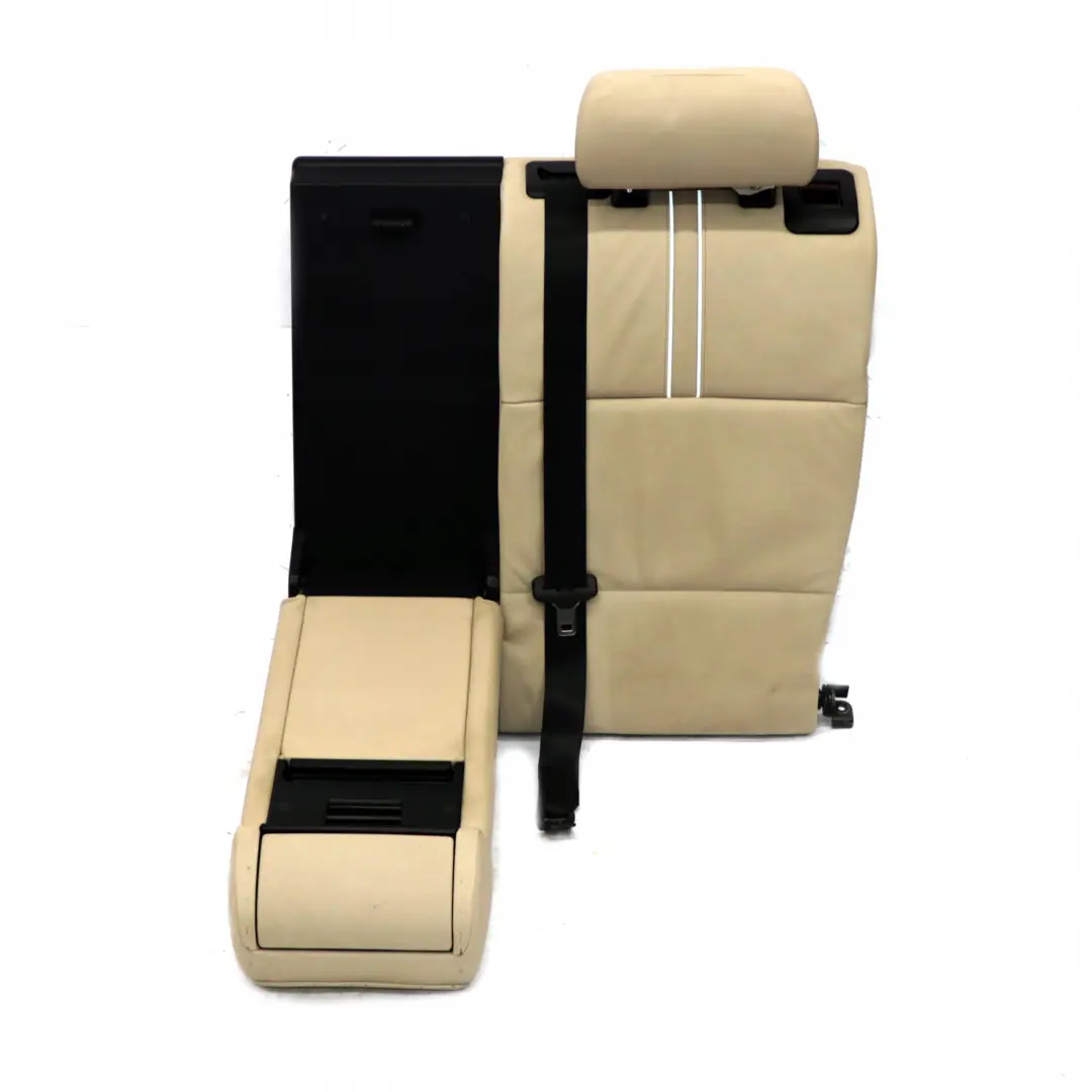 Trasero Izquierdo Interior Funda Asiento Respaldo Cuero Nevada Oyster para BMW LCI con número de pieza 3453335 BMW LCI Trasero Izquierdo Interior Funda Asiento Respaldo Cuero Nevada Oyster - SKU 3453335 - Número de pieza 3453335