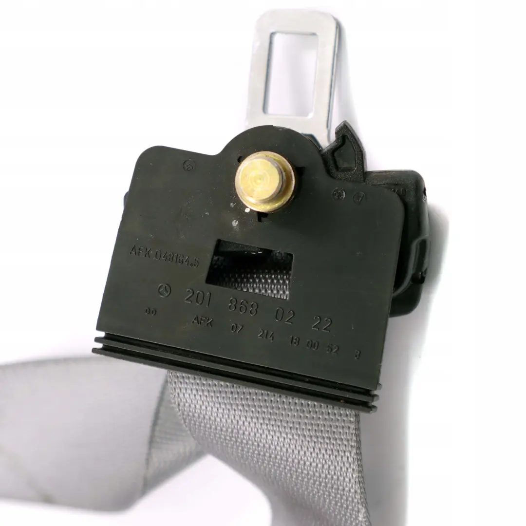 Cintura sicurezza posteriore sinistra N/S Grigio per Mercedes W210 S210 con numero di parte A2108600985 Mercedes W210 S210 Cintura sicurezza posteriore sinistra N/S Grigio - SKU A2108600985-1 - Numero di parte A2108600985