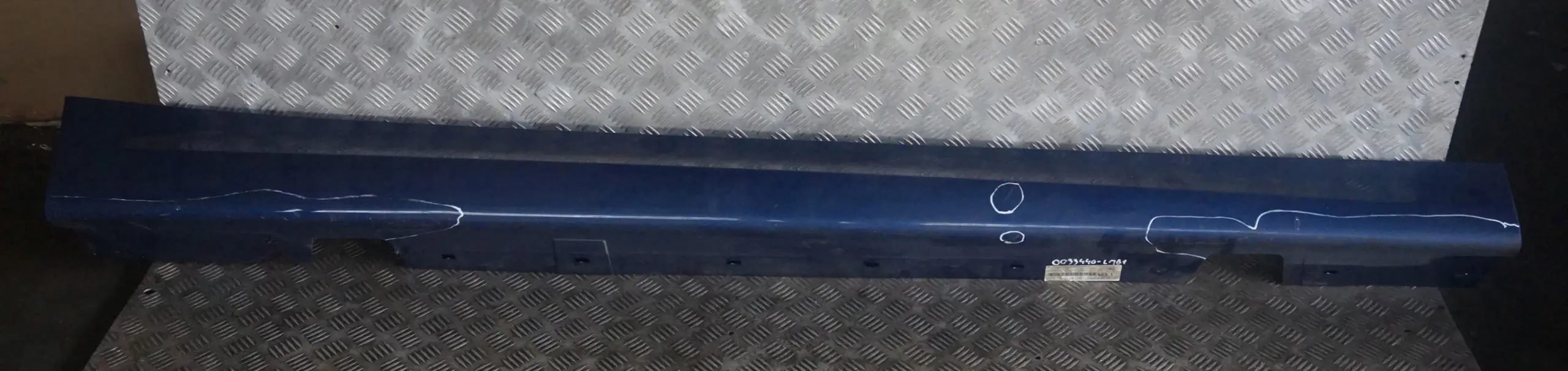 BMW 3 E90 E91 M Sport Bas de Porte Couverture Seuil Droite le Mans Bleu 381