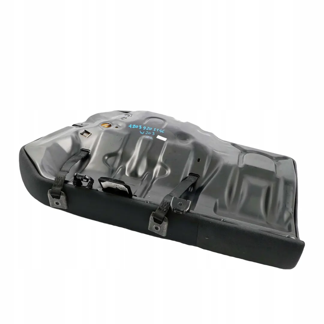  Mercedes-Benz C-Klasse W203 Rücksitzbank Bezug Links Stoff Schwarz Anthrazit - SKU A2039203146 - Teilenummer A2039203146