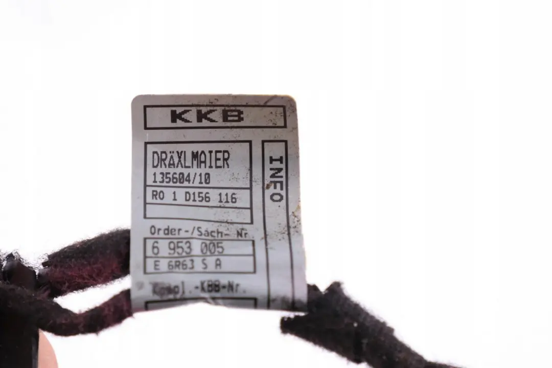 MINI Cabrio R52 Wiązka kabel bagażnika rejestracji - SKU 6953005 - Numer Części 6953005