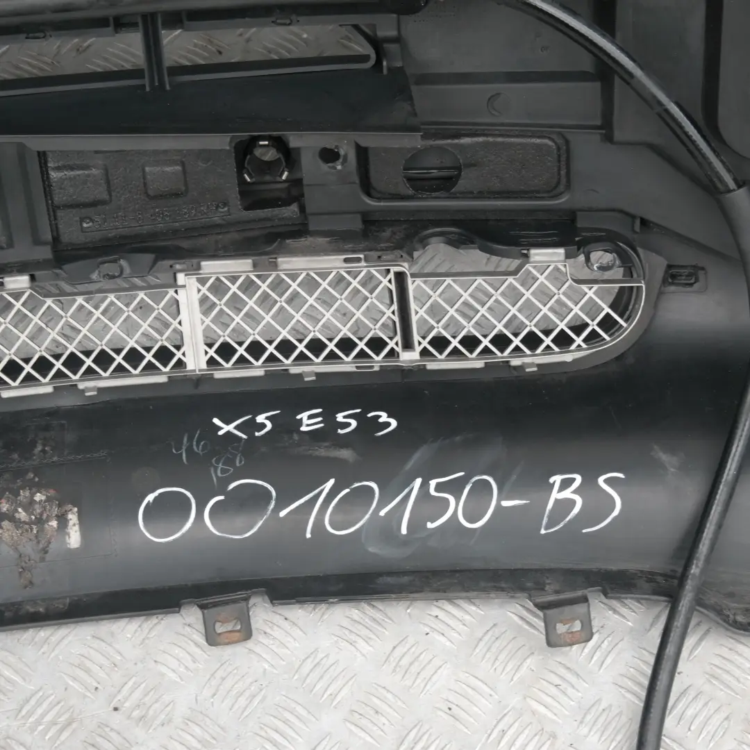 Front Bumper Panel PDC Black Sapphire Metallic - 475 to BMW X5 SERIES E53 with Part number 0010150-BS BMW X5 SERIES E53 Front Bumper Panel PDC Black Sapphire Metallic - 475 - SKU 0010150-BS - Part number 0010150-BS