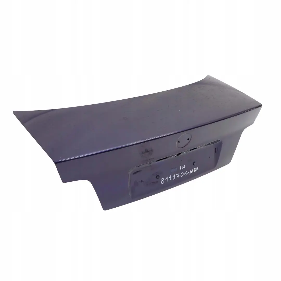 Trunk Boot Lid Tailgate Montrealblau Montreal Blue - 297 to BMW 3 E36 Saloon with Part number 8262029 BMW 3 E36 Saloon Trunk Boot Lid Tailgate Montrealblau Montreal Blue - 297 - SKU 8119706-MRB - Part number 8262029
