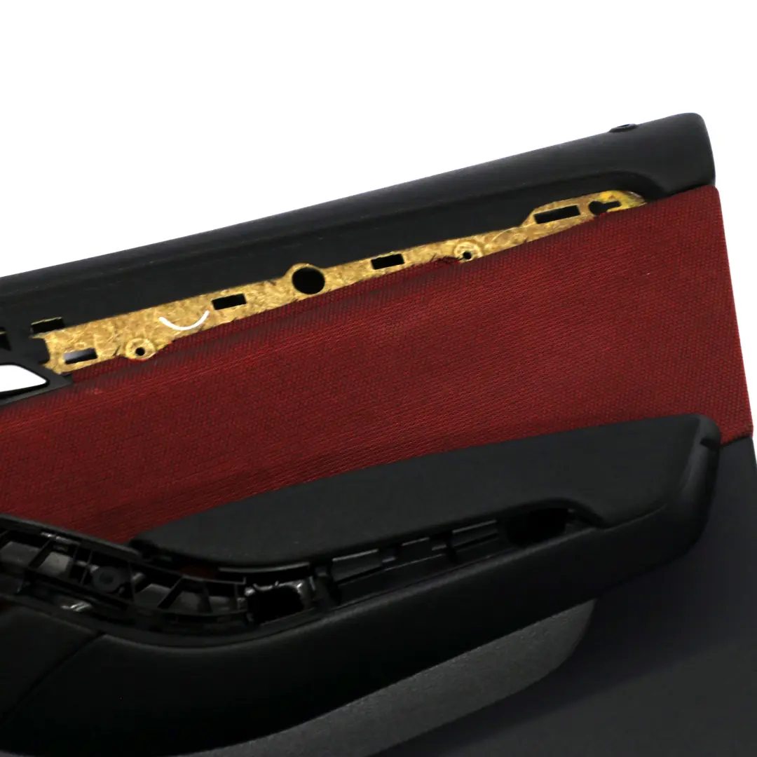 BMW X1 E84 Front Right O/S Door Card Lining Trim Fabric Cloth Vermilion Red - SKU 7320192 - Part number 7320192
