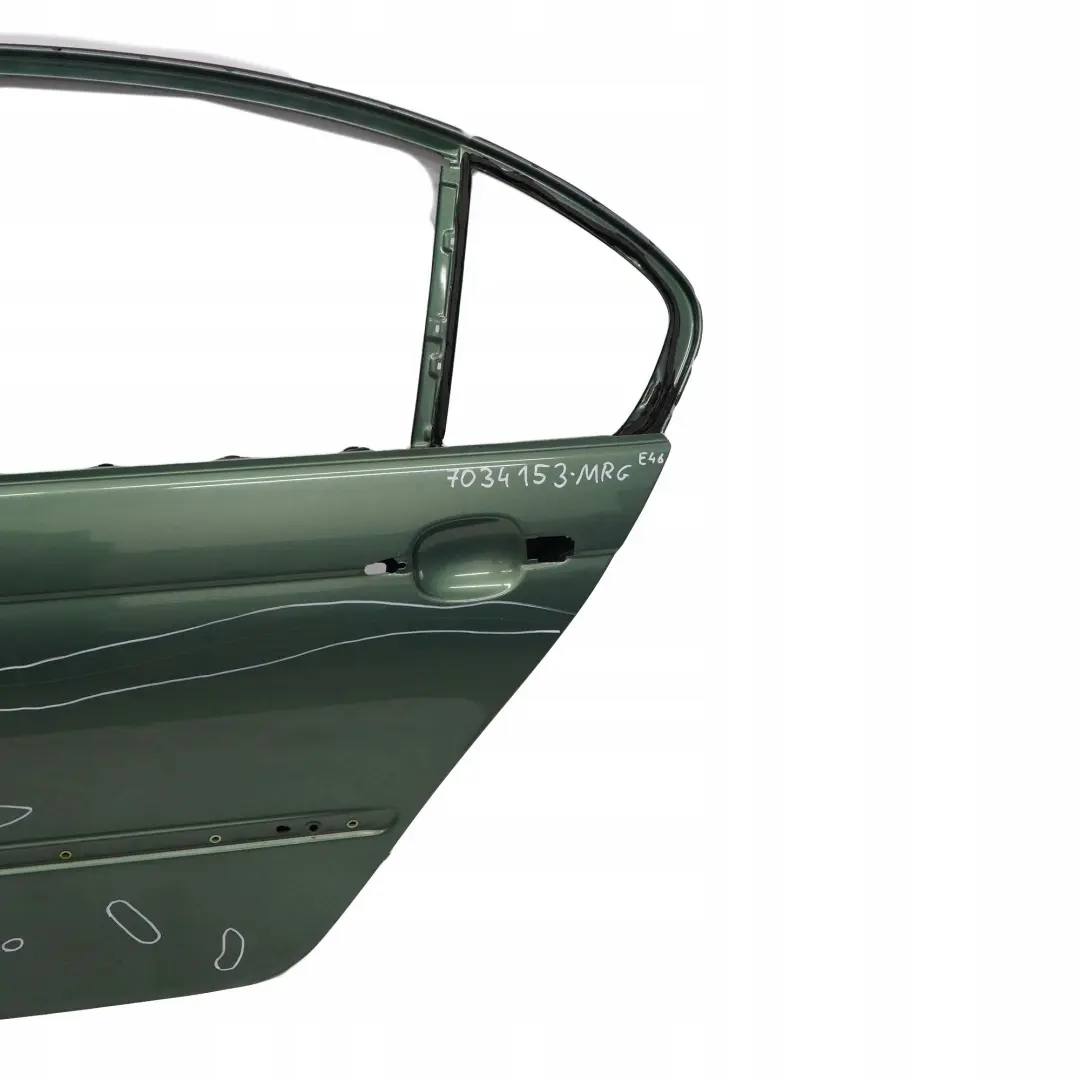 Drzwi lewe lewy tył Meergruen do BMW E46 o numerze 7034153 BMW E46 Drzwi lewe lewy tył Meergruen - SKU 7034153-MRG - Numer Części 7034153