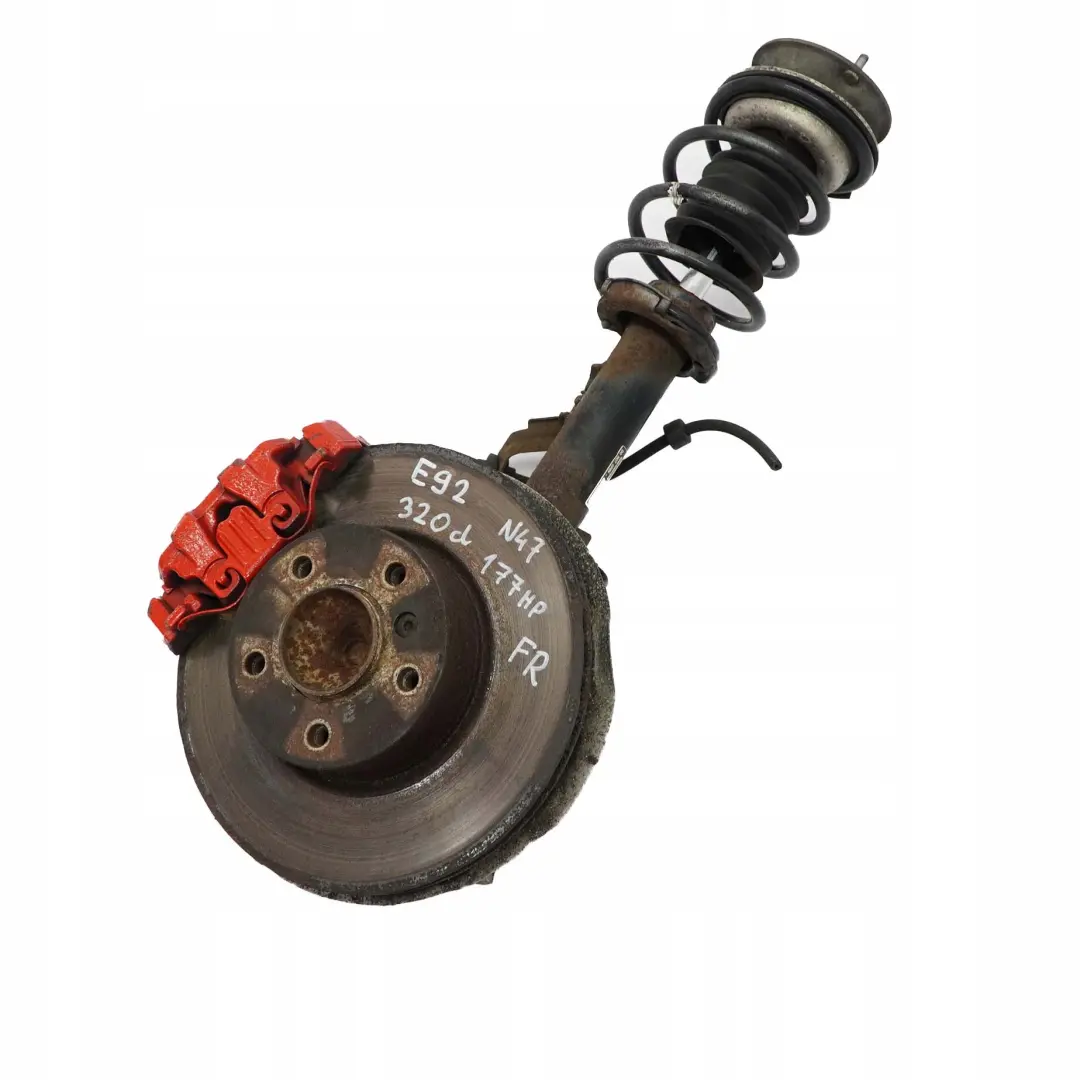 N47 M Sport Front Right O/S Spring Strut Leg Suspension Brake Hub to BMW 3 E92 320d with Part number 6780080 BMW 3 E92 320d N47 M Sport Front Right O/S Spring Strut Leg Suspension Brake Hub - SKU 6780080 - Part number 6780080