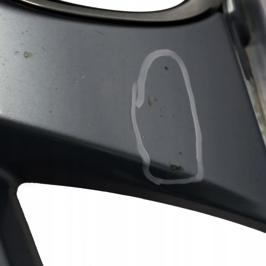 Front Bumper Trim Panel Complete Bluewater Metallic - 896 to BMW 3 E90 E91 LCI with Part number 0036838 BMW 3 E90 E91 LCI Front Bumper Trim Panel Complete Bluewater Metallic - 896 - SKU 0036837-WB - Part number 0036838