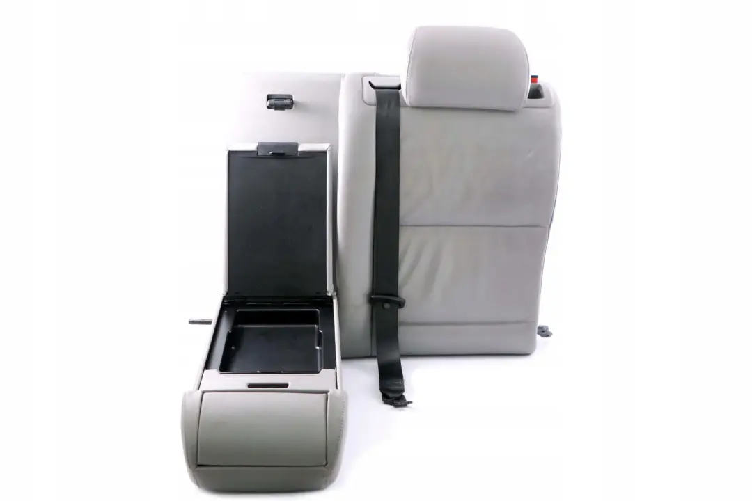 BMW 5 Series E61 Touring Rear Left N/S Seat Back Cover Backrest Grey Leather - SKU 7125233 - Part number 7125233