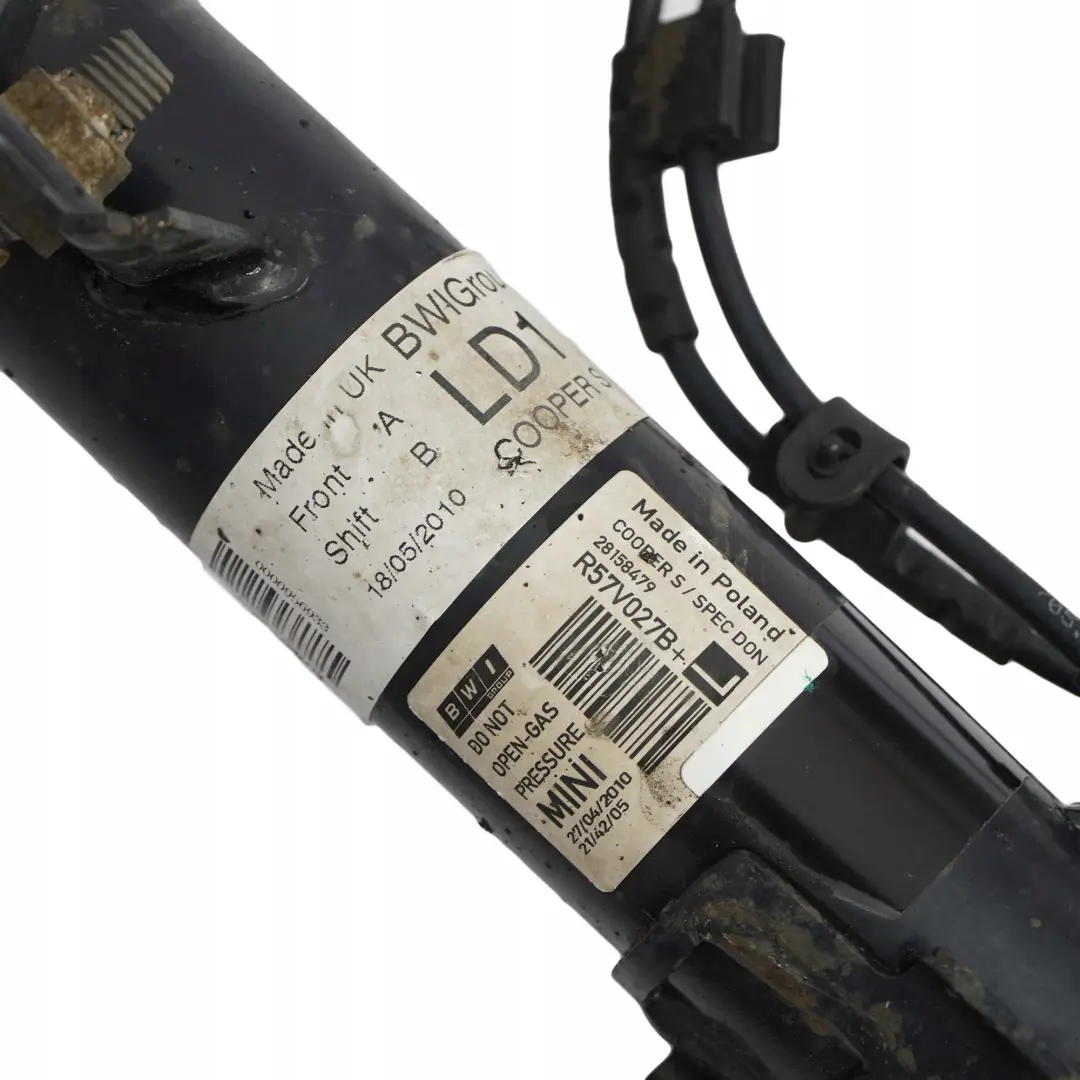 Mini Cooper S R57 Cabrio Delantero Izquierdo Muelle Pata Suspensión Freno Buje - SKU 6789553 - Número de pieza 6789553