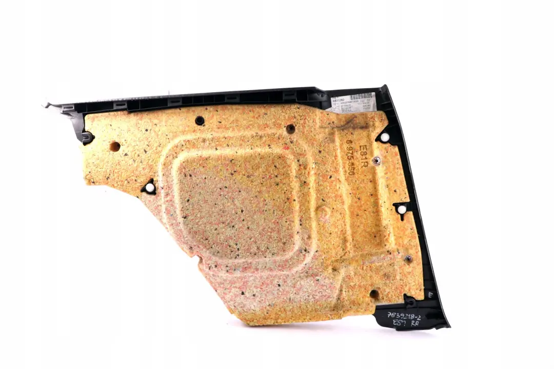 Right O/S Trim Panel Door Card Cloth Flashpoint Black to BMW 1 Series E81 2 Rear with Part number 7839218 BMW 1 Series E81 2 Rear Right O/S Trim Panel Door Card Cloth Flashpoint Black - SKU 7839218-2 - Part number 7839218