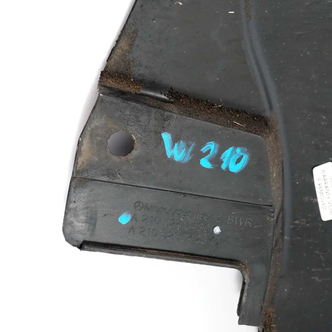 Mercedes-Benz E W210 Diesel Engine Centre Undertray Protection Cover Panel to with Part number A2105242430 Mercedes-Benz E W210 Diesel Engine Centre Undertray Protection Cover Panel - SKU A2105242430 - Part number A2105242430