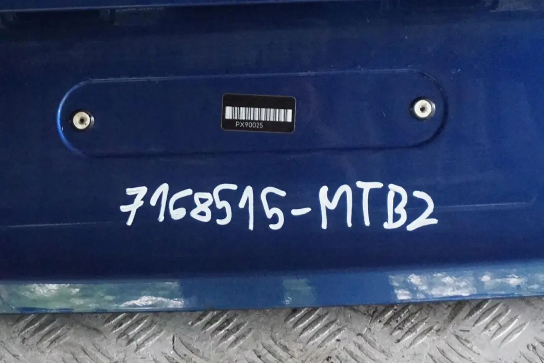BMW 3 Series E92 Coupé Tailgate Boot Lid Rear Lid Montegoblau Blue - A51 - SKU 7168515-MTB2 - Part number 7168515