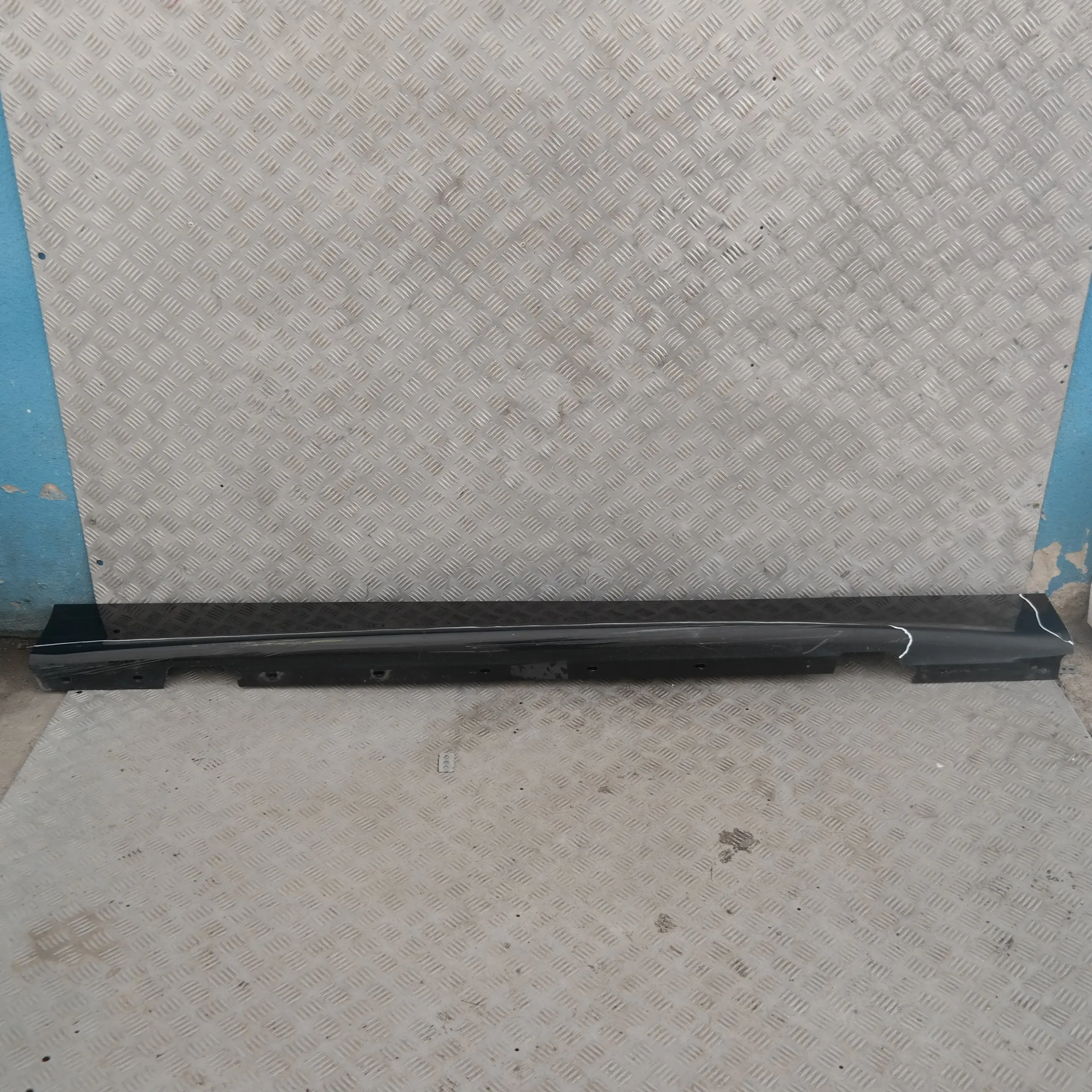 BMW 1 E87 Bas de Porte Couverture Seuil Droite Noir 2